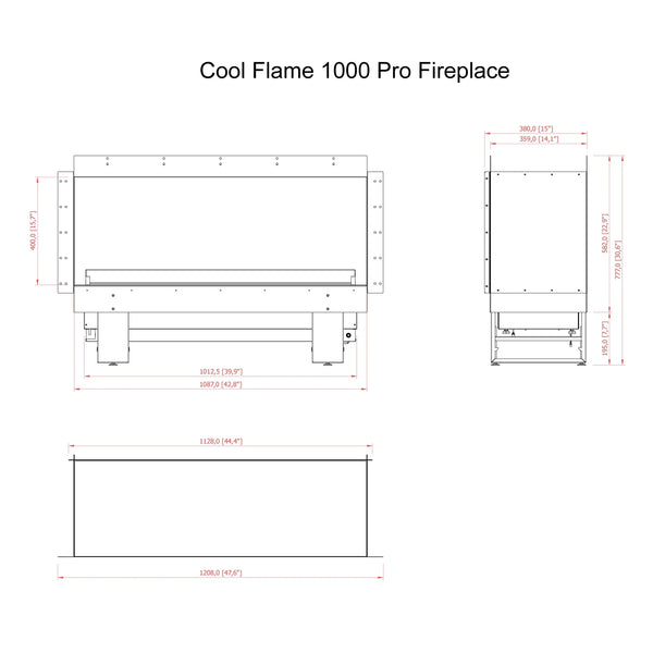 Cool Flame 1000 Dreiseitig