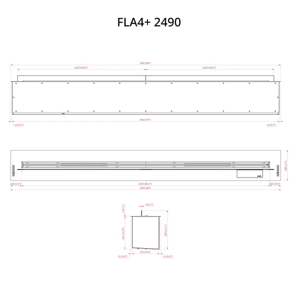 FLA4+ 2490 - Automatischer Bioethanol Brenner