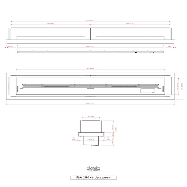 Einbauprofil 2490 - FLA4/FLA4+