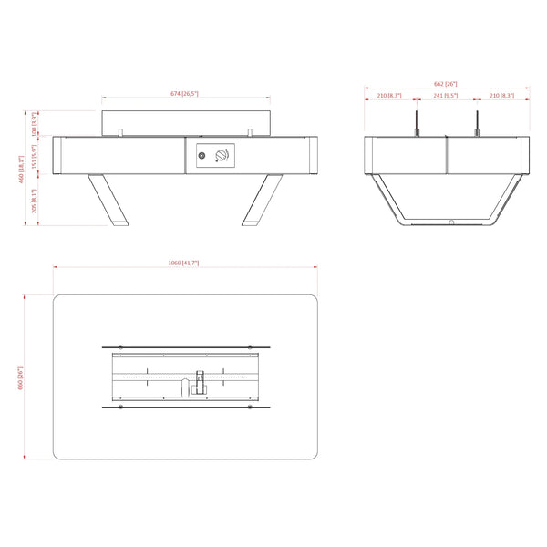 Rio Table - Outdoor Feuertisch