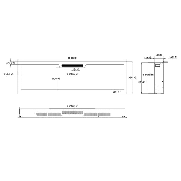 Aflamo Elite 153 cm Elektrokamin