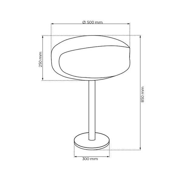 New York UFO-50 Bio Standkamin aus Stahl