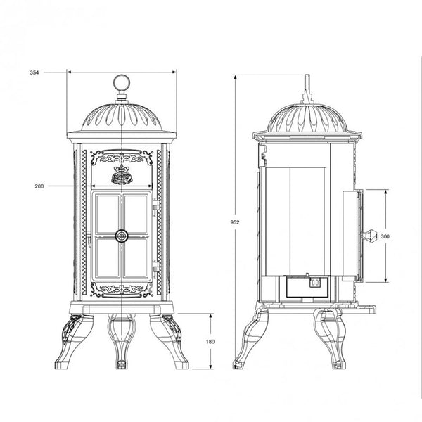 Carl elektrischer Kamin