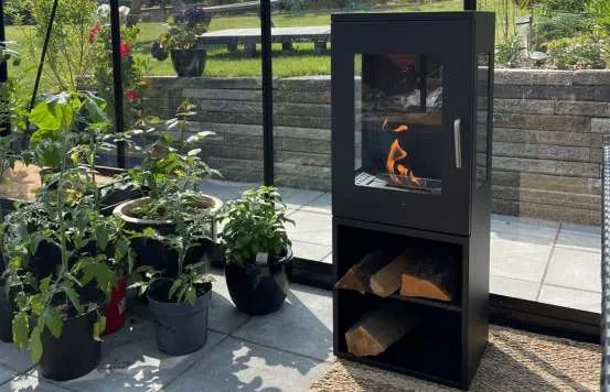 Bioethanol-Kamin für den Wintergarten