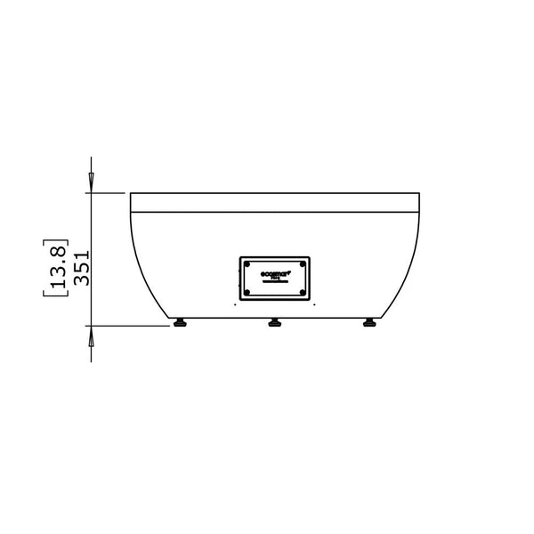 Pod 30 - Graphite Outdoor Bioethanol Fireplace