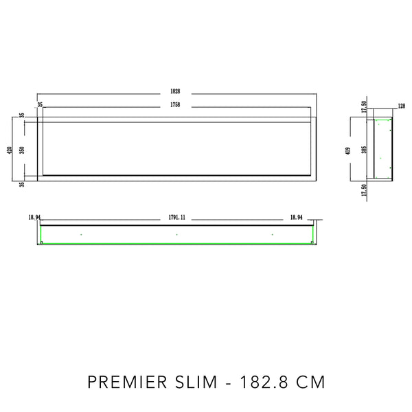 Pride Slim Kamin