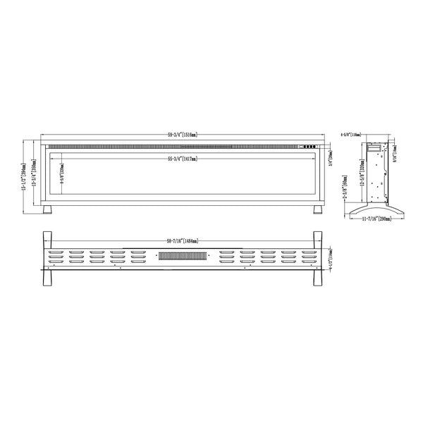Regal 152 Elektrischer Kamin