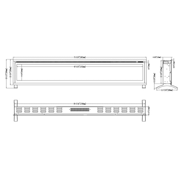 Regal 182 Elektrischer Kamin