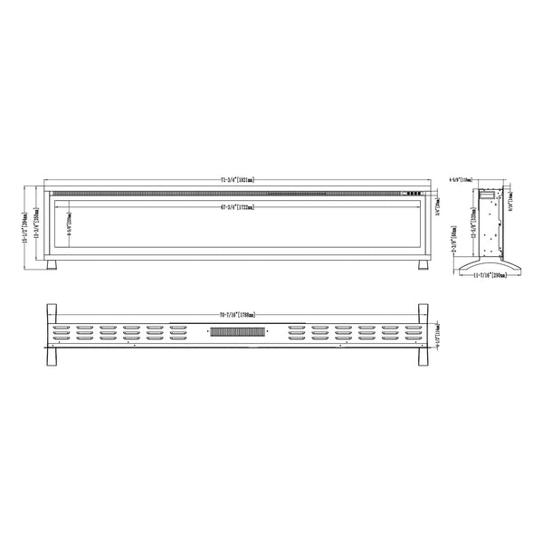 Regal 182 Elektrischer Kamin