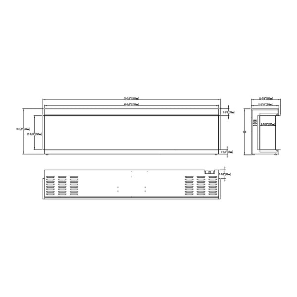 Solis 180 Eingebauter Elektrischer Kamin