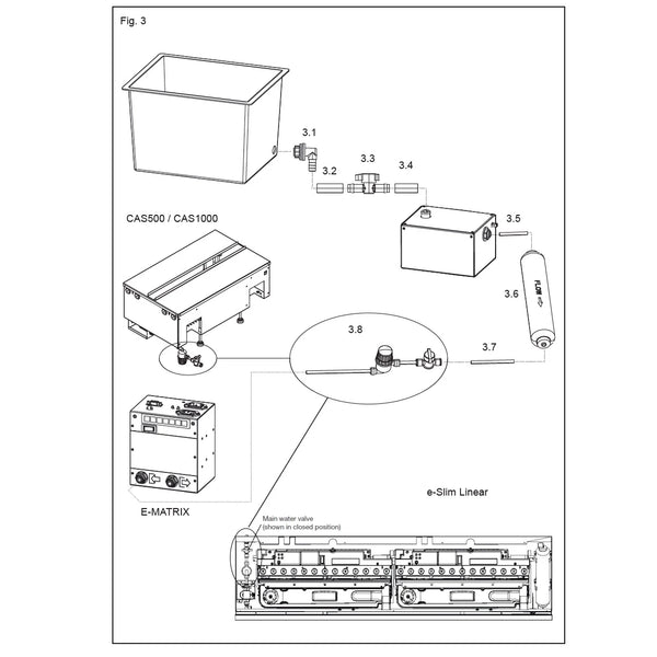 Wassertank-Pumpenset für Dimplex E-Matrix und Dimplex Cassette