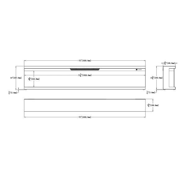 Unity 183 Elektrischer Kamin