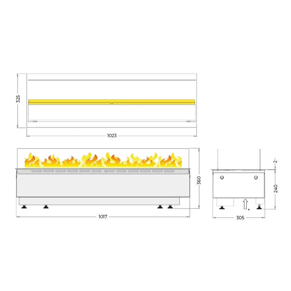 Mistero 1000 Hybridkamin