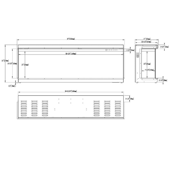 Aflamo Superb 60 Elektrischer Kamin