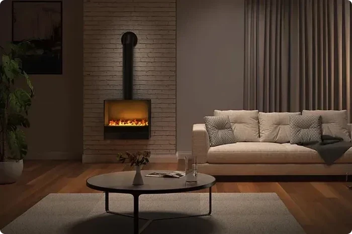 [SF] Wall-mounted Water Vapour Fireplace