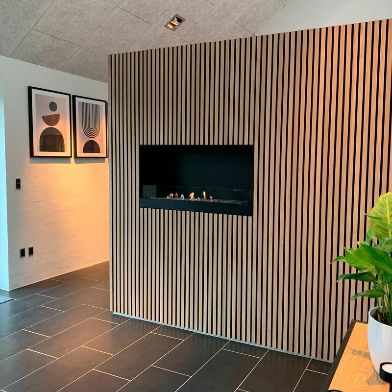 Schwarzer 100 cm Ethanol Einbaukamin