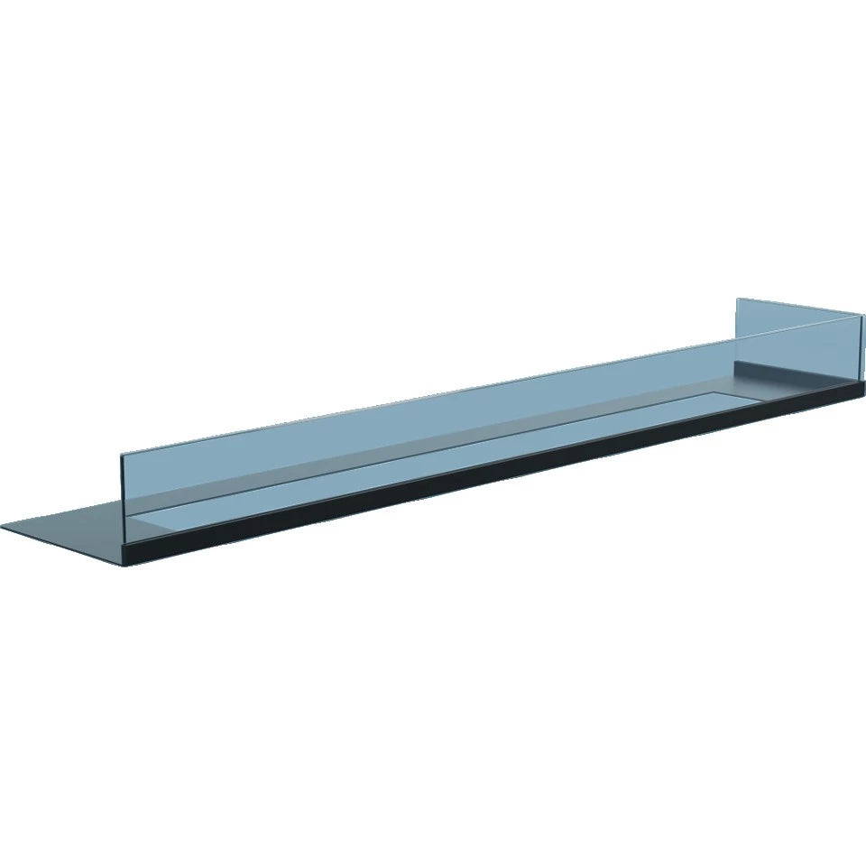 Glasscheibe für Eckkamin - 120 cm rechts
