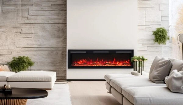 Majestic PRO Wandmontierter Elektrischer Kamin 72" (183 cm)