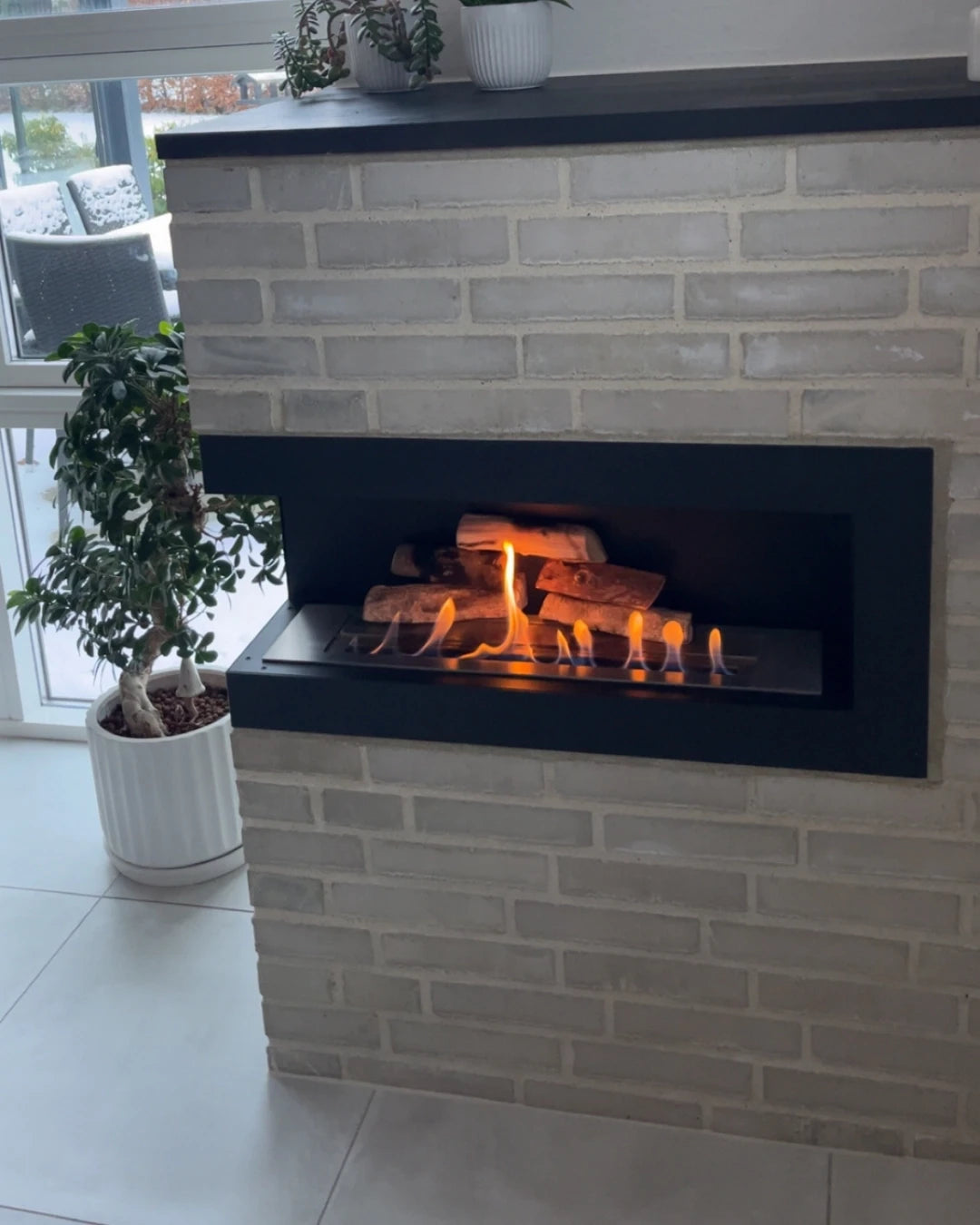 Eckkamin 85 cm - Links