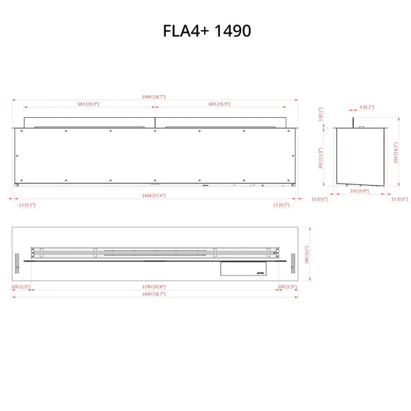 FLA4+ 1490 - Automatischer Bioethanol Brenner