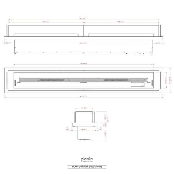 Einbauprofil 2490 - FLA4/FLA4+