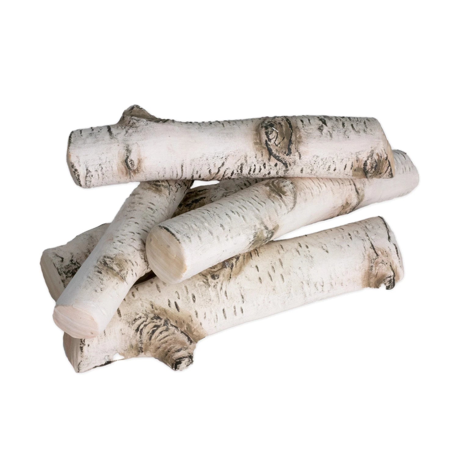 Birkenholz Dekoration - 5 Stück
