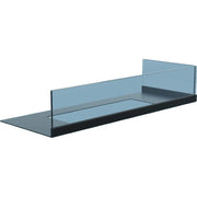 Glasscheibe für Eckkamin - 60cm rechts