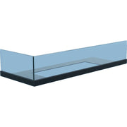 Glasscheibe für Eckkamin - 60 cm - links