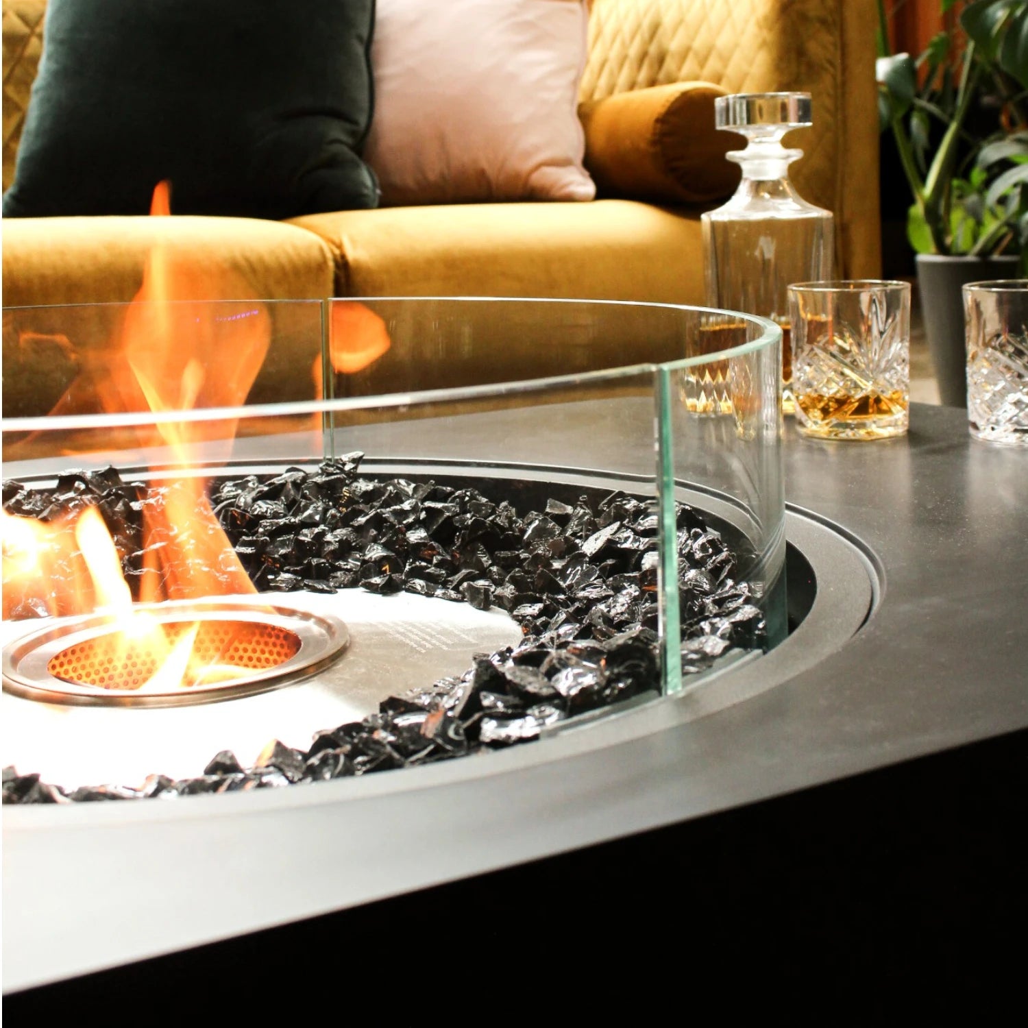 Martini 50 - Graphite Bioethanol Fire Pit