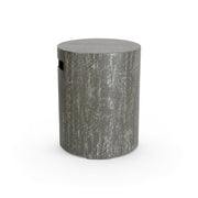 Enclosure Round Dark Travertine – Gasflaschenabdeckung
