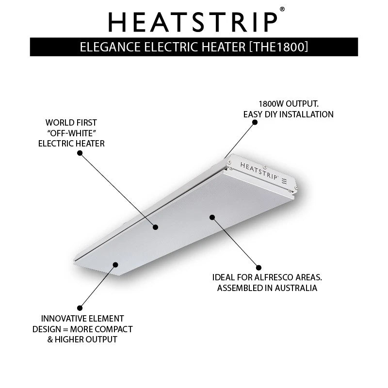Heatstrip Elegance 1800W