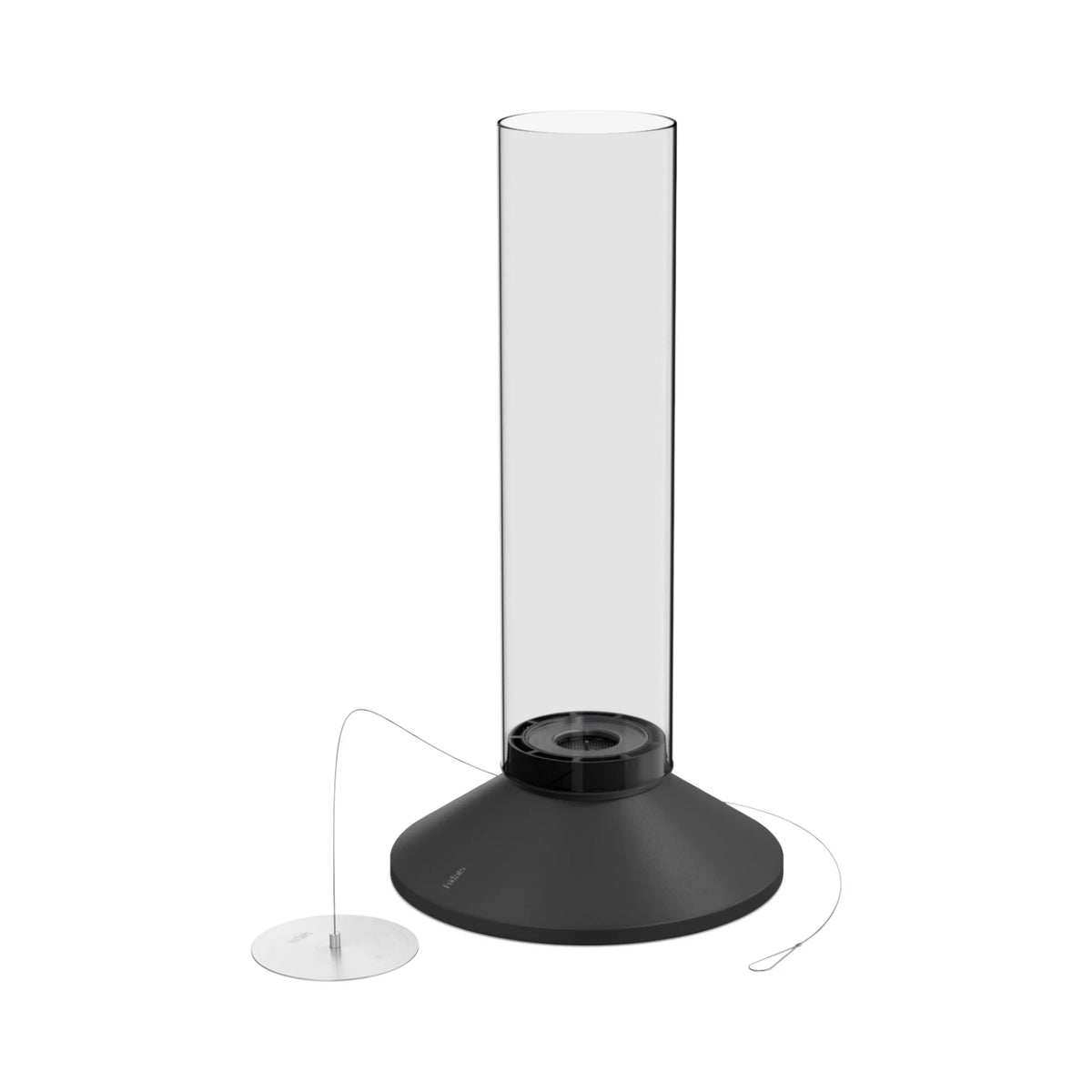 SPIN X 1200 Tischkamin – komplett schwarz