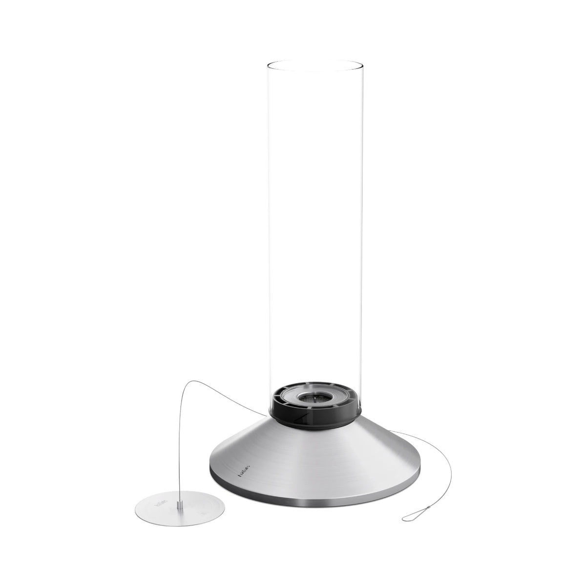 SPIN X 1500 Tischkamin - Silber