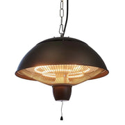 Terrassenheizung hängendes 600/1500 W, Ø42 cm