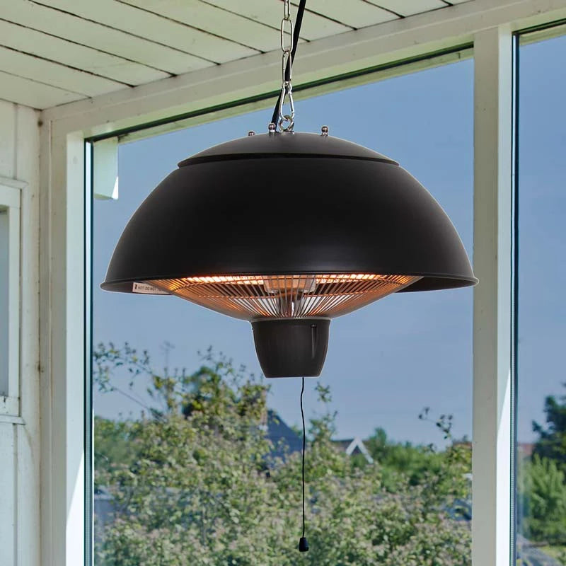 Terrassenheizung hängendes 600/1500 W, Ø42 cm