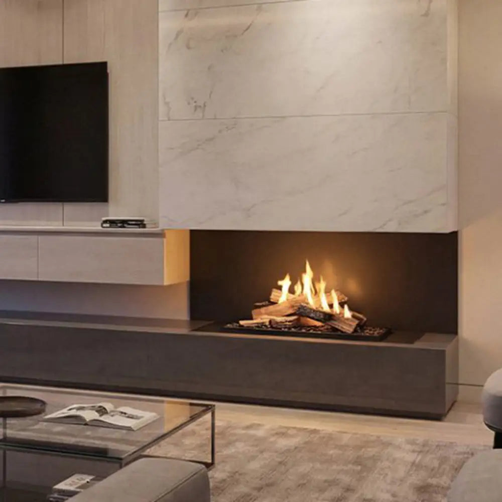 Planika FLA4 990 Logs – Fernbedienbarer Ethanol Kaminbrenner mit realistischen Holzflammen