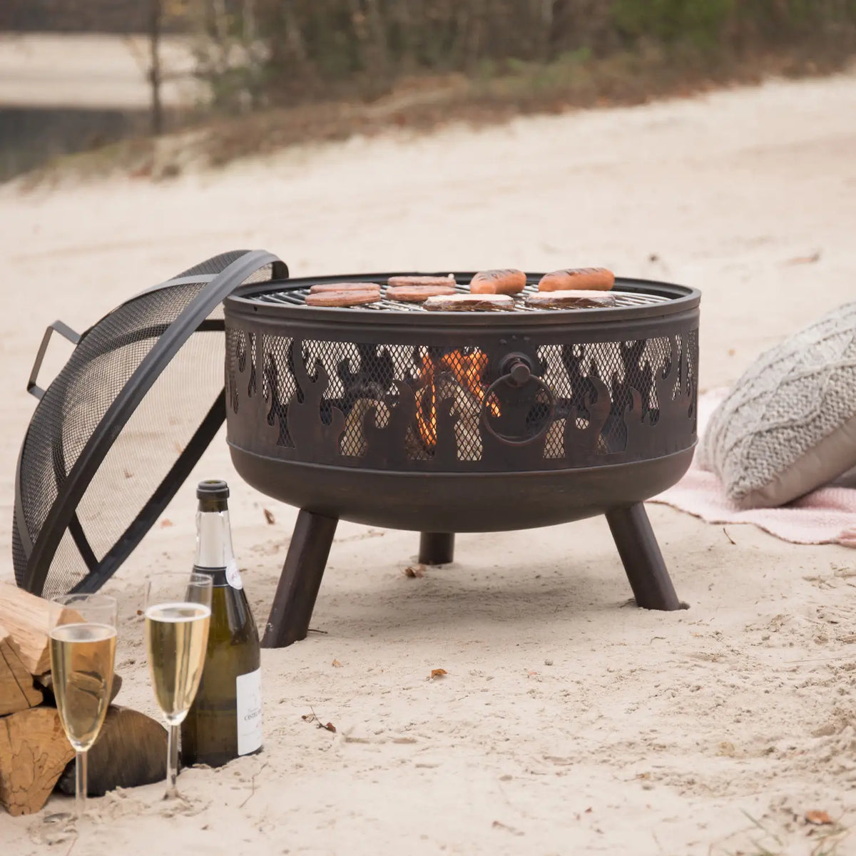 Blazer Feuerstelle mit Grill