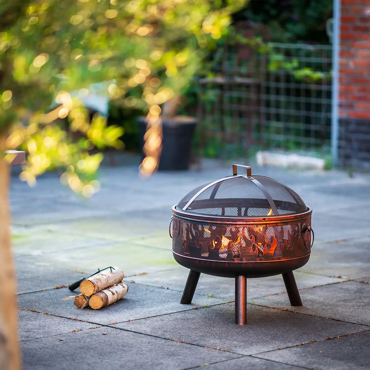 Blazer Feuerstelle mit Grill