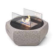 SOLIS - Granite Grey - Outdoor Bioethanol Fireplace