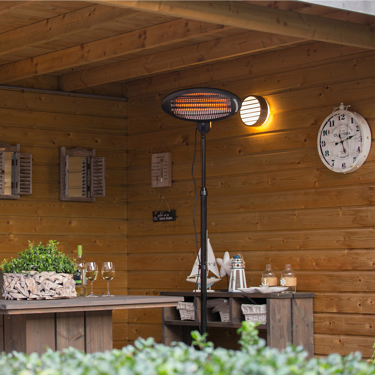 Elektra Standheizstrahler 2000 Watt für die Terrasse