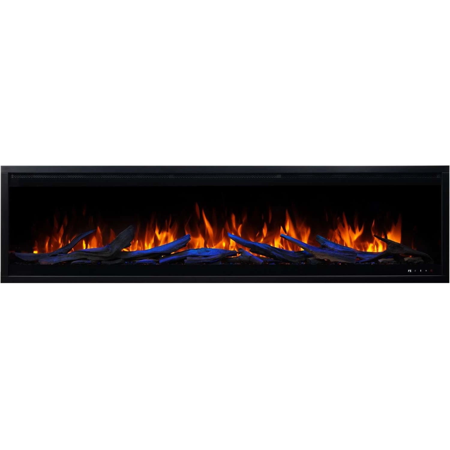 Royal Pro Wandmontierter Elektrokamin - Schwarz - 180 cm