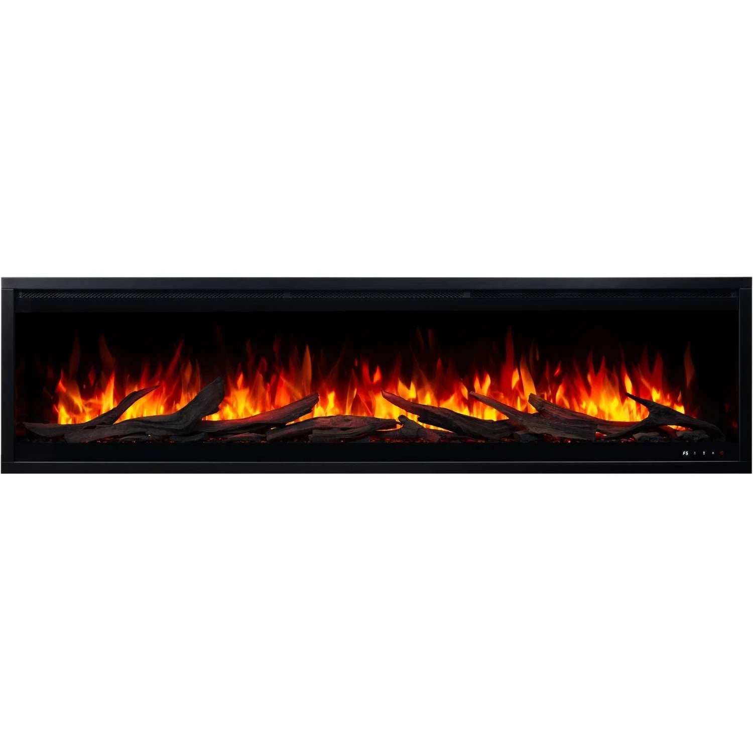 Royal Pro Wandmontierter Elektrokamin - Schwarz - 180 cm