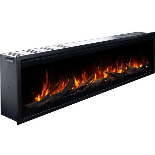 Royal Pro Wandmontierter Elektrokamin - Schwarz - 180 cm