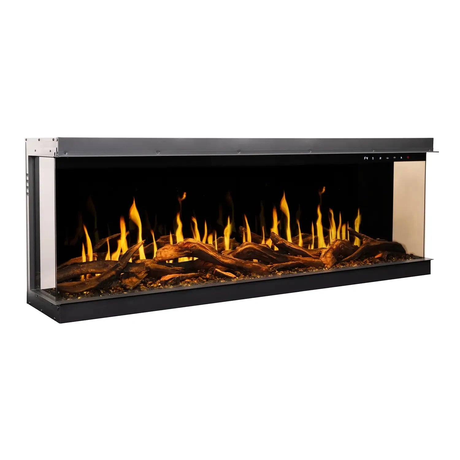 Aflamo Gold 132 cm Elektrischer Kamin