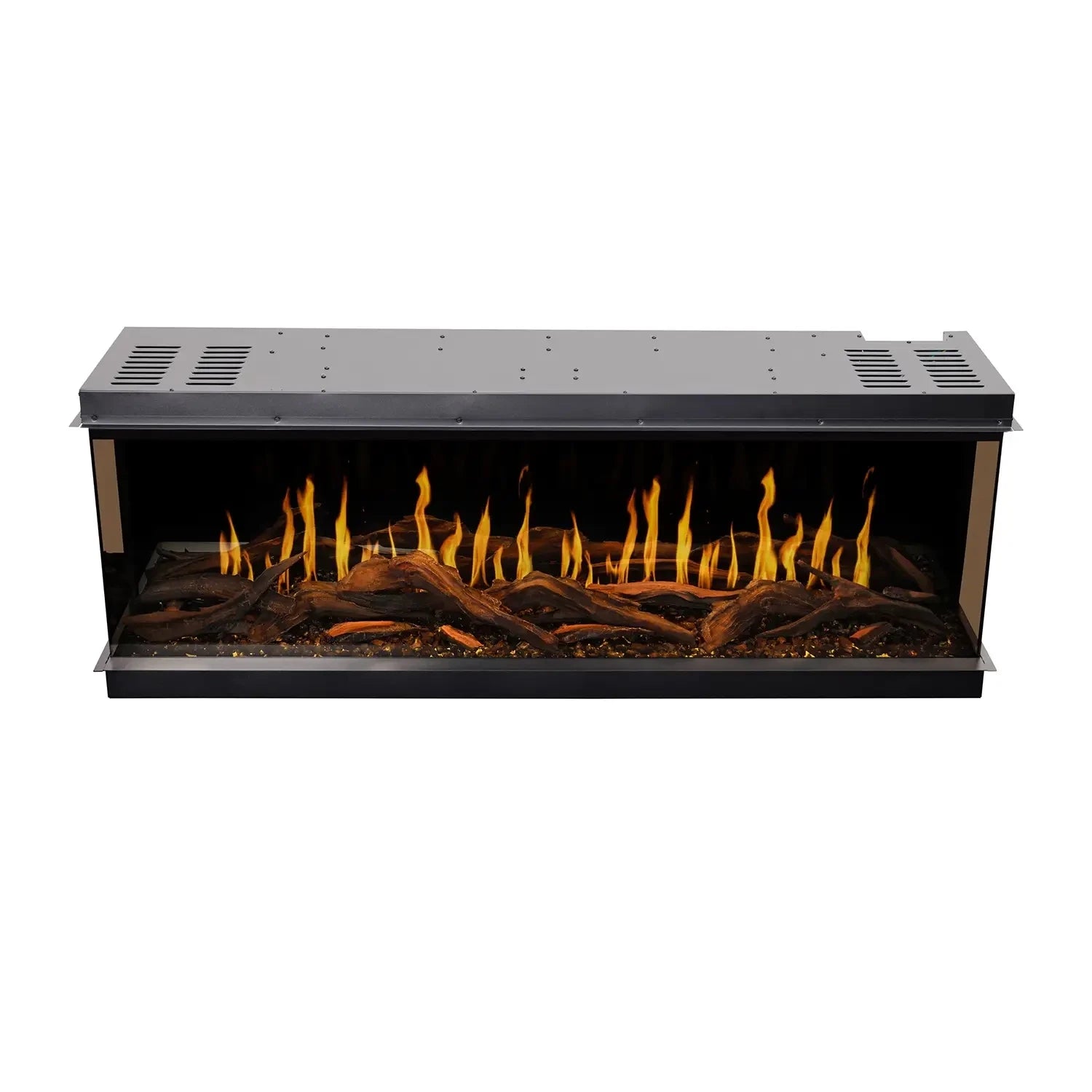 Aflamo Gold 132 cm Elektrischer Kamin