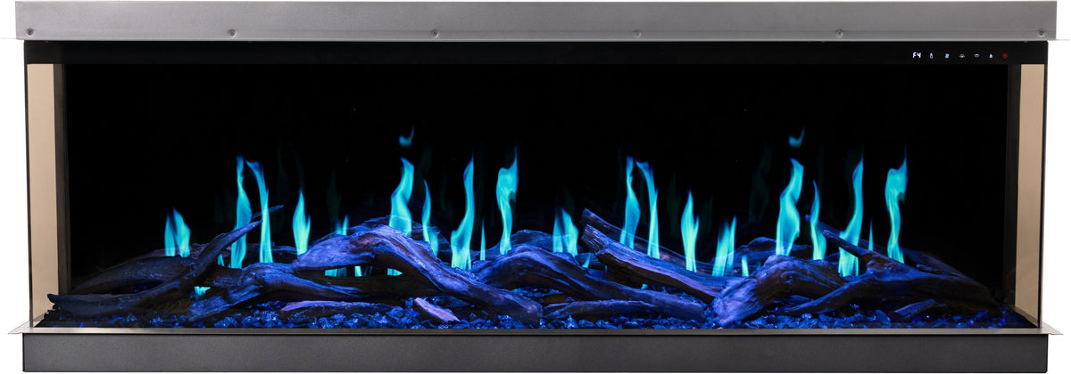 Aflamo Gold 132 cm Elektrischer Kamin