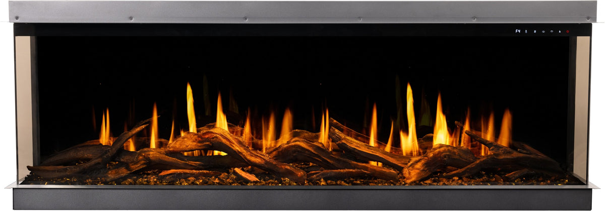 Aflamo Gold 132 cm Elektrischer Kamin