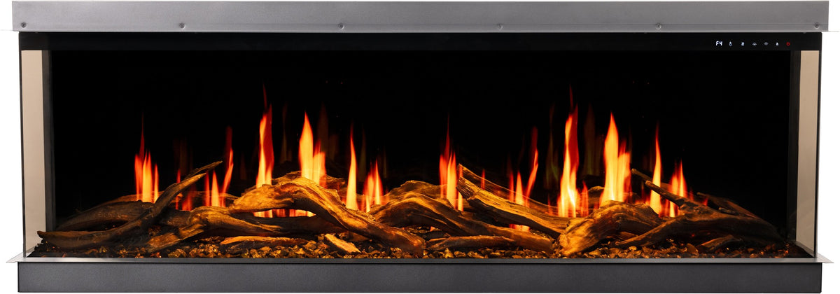 Aflamo Gold 132 cm Elektrischer Kamin