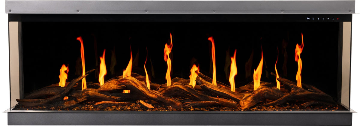 Aflamo Gold 132 cm Elektrischer Kamin