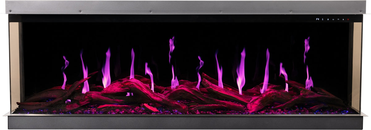 Aflamo Gold 132 cm Elektrischer Kamin
